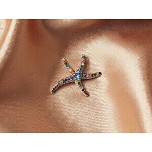 925 Sterling Silver Assorted Gemstone Cluster Necklace Colorful Crystals Pendent